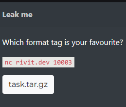 CTFLearn Leak me Writeup